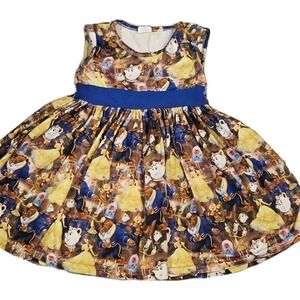 Princess Inspired Milksilk Twirl Dress Girls Size 5/6 Boutique Style